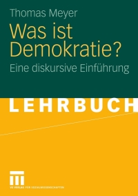 Cover image: Was ist Demokratie? 9783531154886