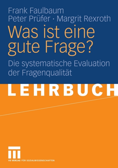 Cover image for book Was ist eine gute Frage?
