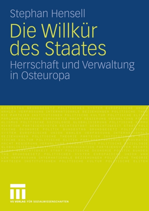 Cover image for book Die Willkür des Staates