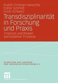 Cover image: Transdisziplinarität in Forschung und Praxis 9783531160290