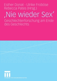 Cover image: 'Nie wieder Sex' 9783531165257