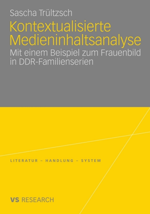 Cover image for book Kontextualisierte Medieninhaltsanalyse