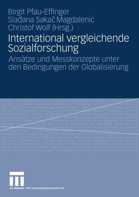 Cover image for book International vergleichende Sozialforschung