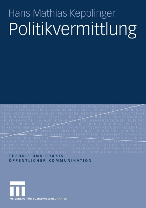 Cover image for book Politikvermittlung
