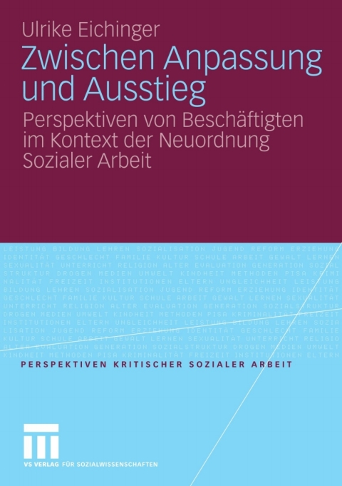 Cover image for book Zwischen Anpassung und Ausstieg