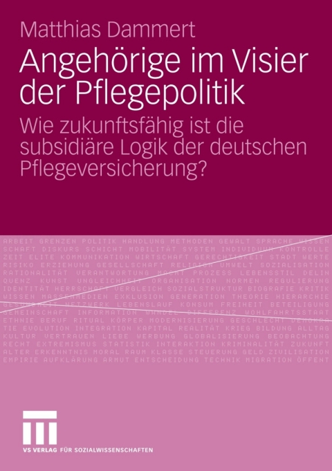 Cover image for book Angehörige im Visier der Pflegepolitik