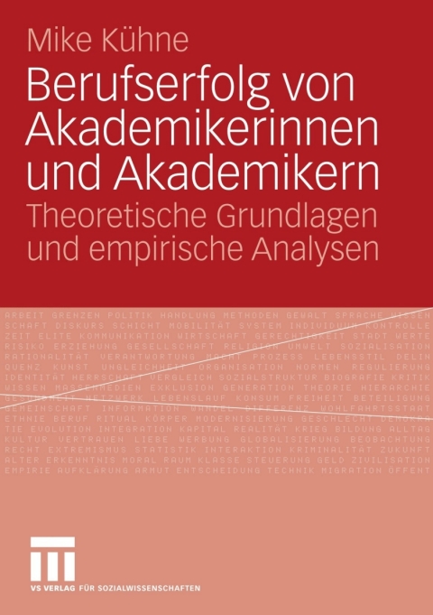 Cover image for book Berufserfolg von Akademikerinnen und Akademikern