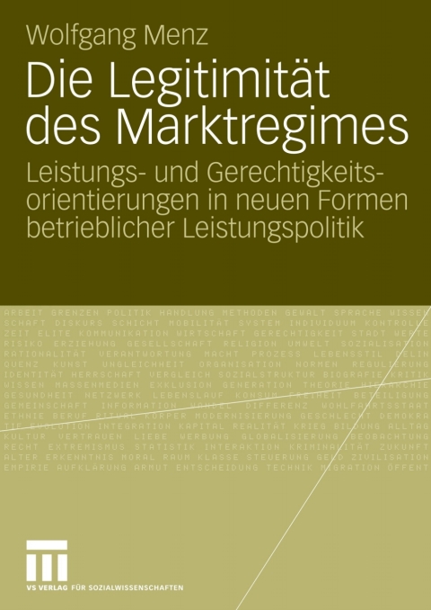 Cover image for book Die Legitimität des Marktregimes
