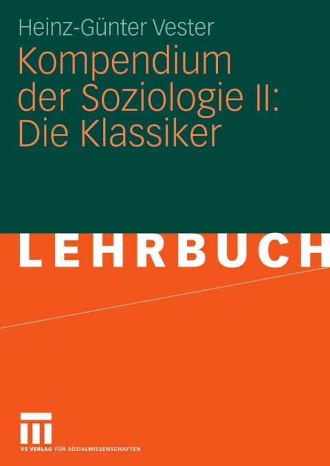 Cover image for book Kompendium der Soziologie II: Die Klassiker