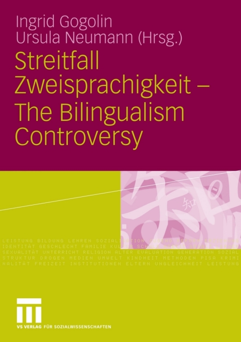 Cover image for book Streitfall Zweisprachigkeit - The Bilingualism Controversy