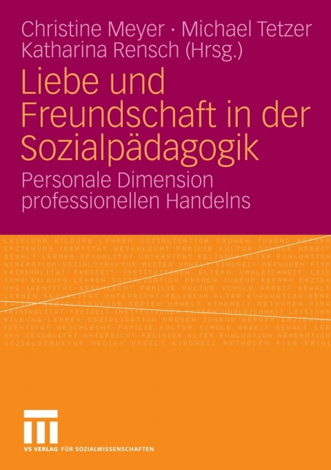 Cover image for book Liebe und Freundschaft in der Sozialpädagogik