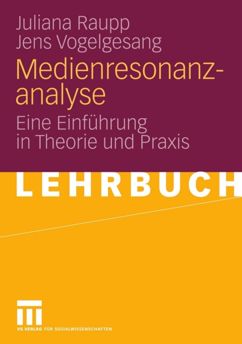 Cover image for book Medienresonanzanalyse