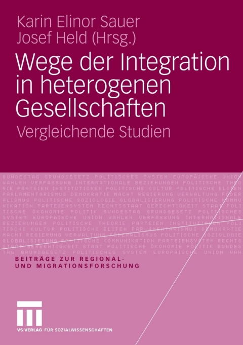 Cover image for book Wege der Integration in heterogenen Gesellschaften