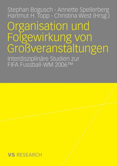 Cover image for book Organisation und Folgewirkung von Großveranstaltungen