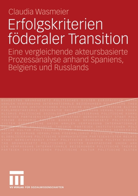 Cover image for book Erfolgskriterien föderaler Transition