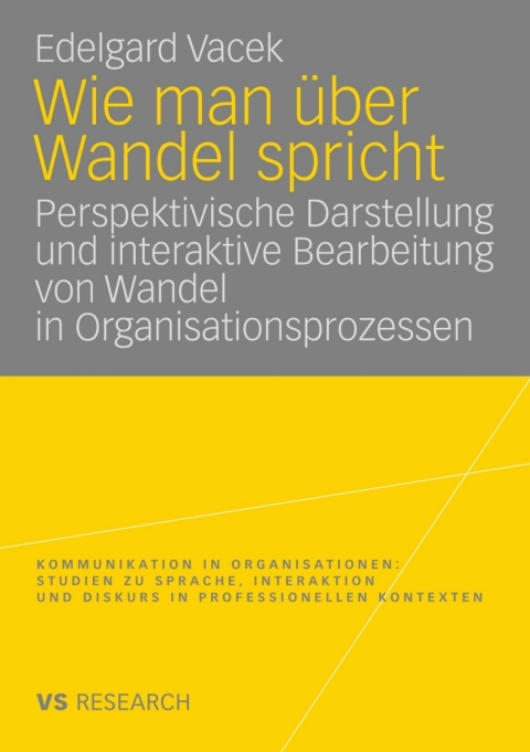 Cover image for book Wie man über Wandel spricht