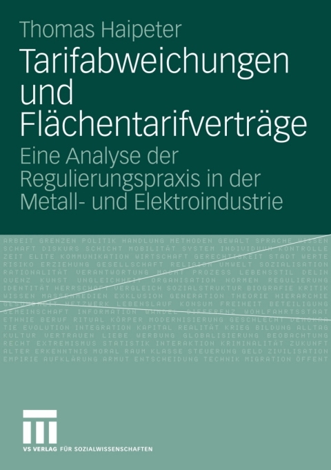Cover image for book Tarifabweichungen und Flächentarifverträge