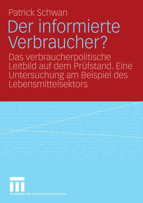 Cover image for book Der informierte Verbraucher?