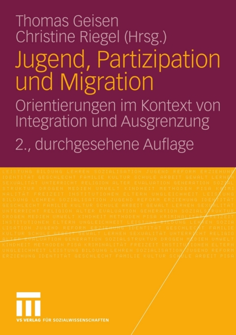Cover image for book Jugend, Partizipation und Migration