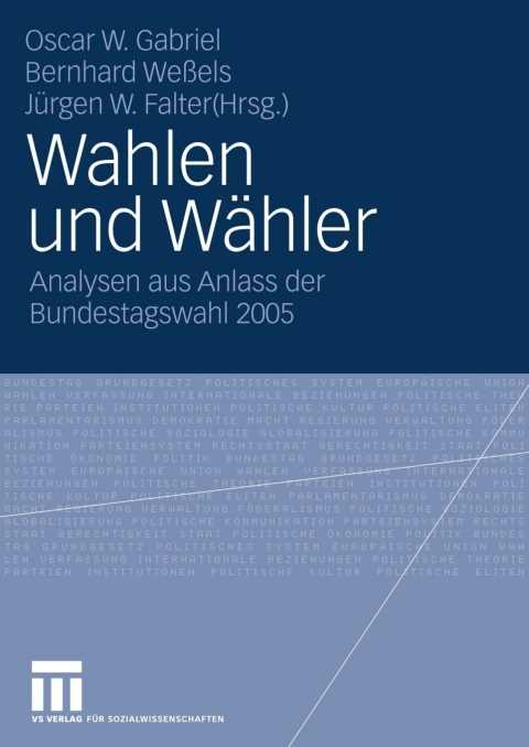 Cover image for book Wahlen und Wähler