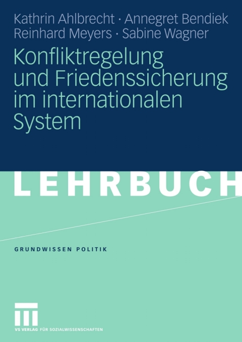 Cover image for book Konfliktregelung und Friedenssicherung im internationalen System