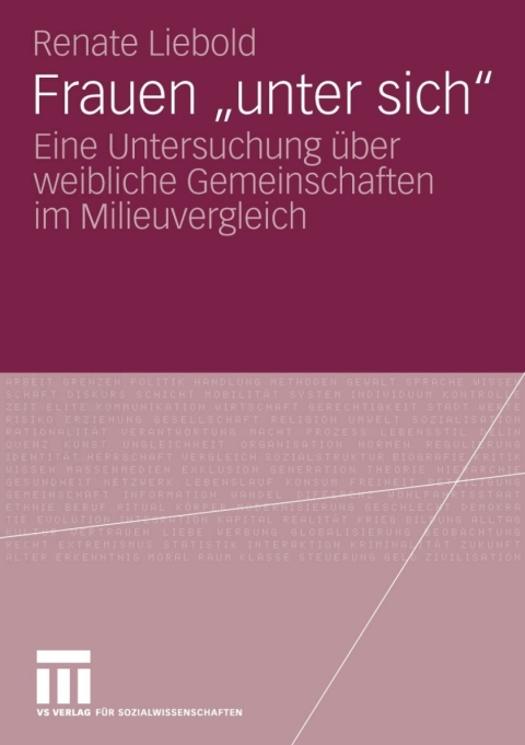 Cover image for book Frauen "unter sich"