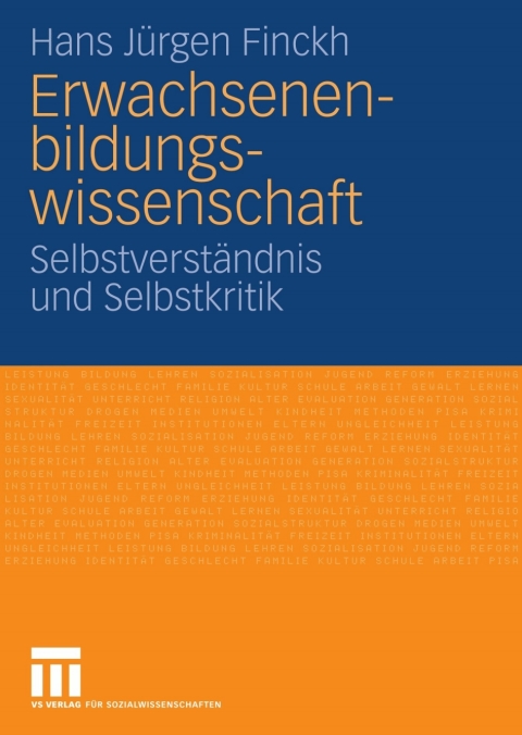 Cover image for book Erwachsenenbildungswissenschaft