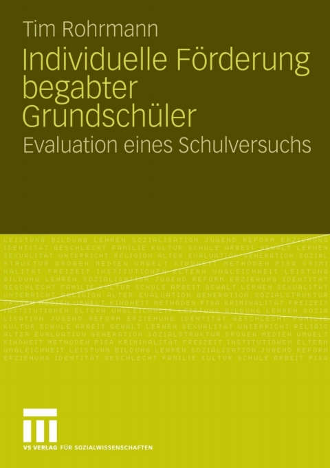 Cover image for book Individuelle Förderung begabter Grundschüler