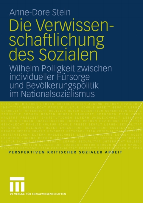 Cover image for book Die Verwissenschaftlichung des Sozialen