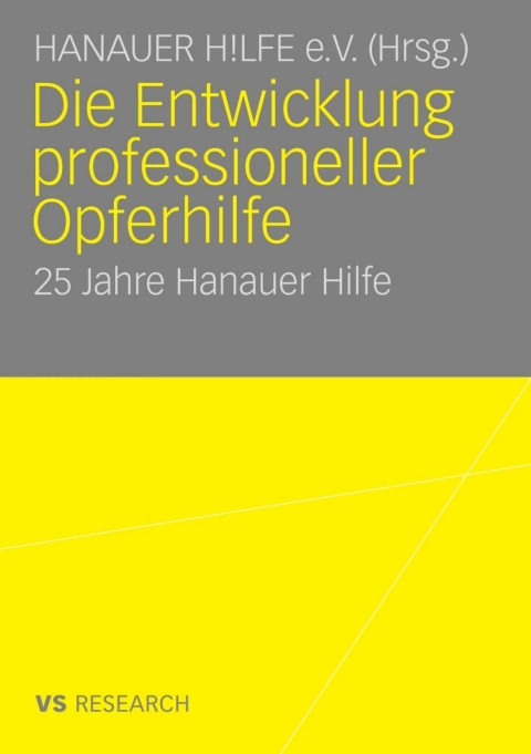 Cover image for book Die Entwicklung professioneller Opferhilfe