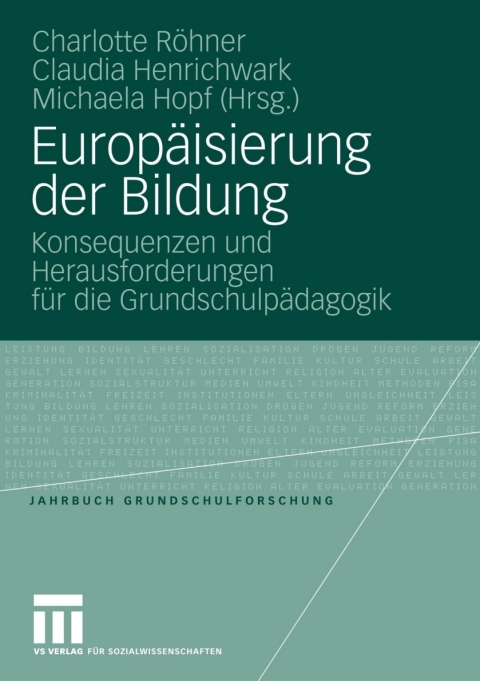 Cover image for book Europäisierung der Bildung
