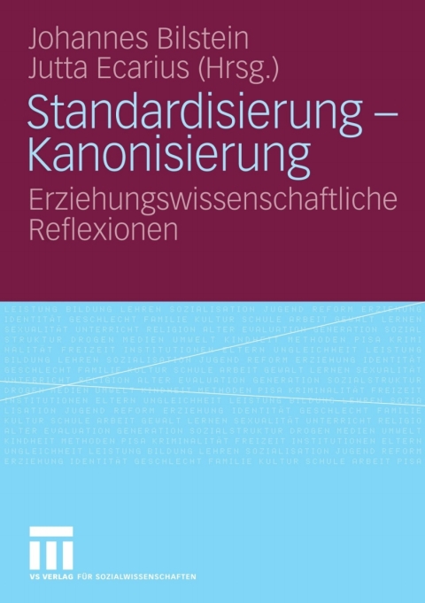 Cover image for book Standardisierung - Kanonisierung