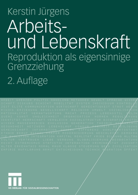 Cover image for book Arbeits- und Lebenskraft