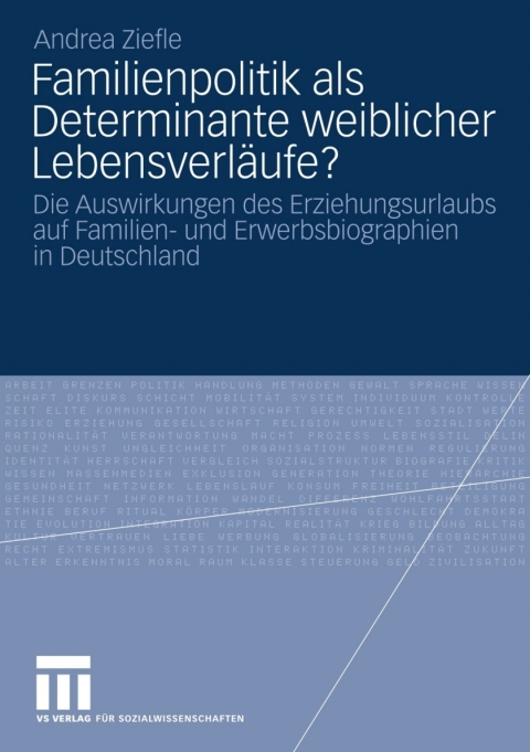 Cover image for book Familienpolitik als Determinante weiblicher Lebensverläufe?