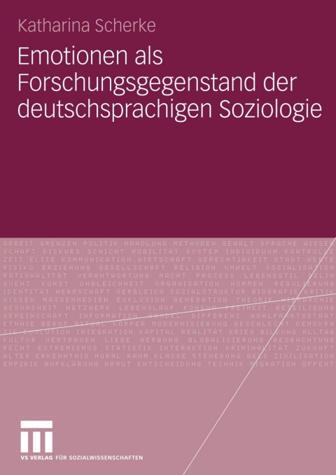 Cover image for book Emotionen als Forschungsgegenstand der deutschsprachigen Soziologie