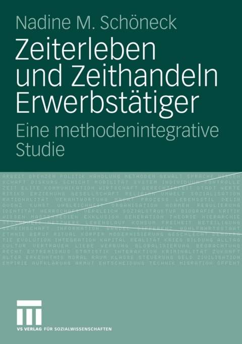 Cover image for book Zeiterleben und Zeithandeln Erwerbstätiger