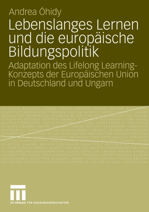 Cover image for book Lebenslanges Lernen und die europäische Bildungspolitik