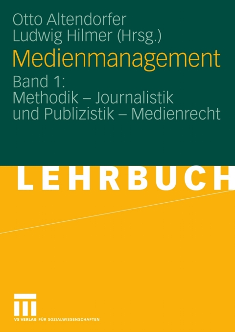 Cover image for book Medienmanagement