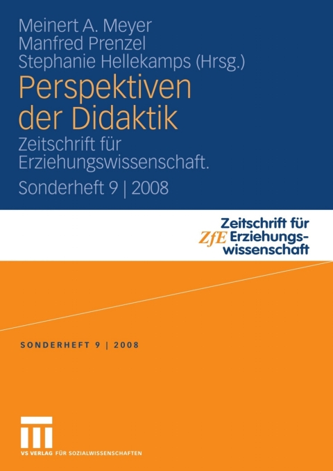 Cover image for book Perspektiven der Didaktik