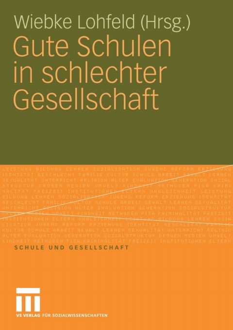 Cover image for book Gute Schulen in schlechter Gesellschaft