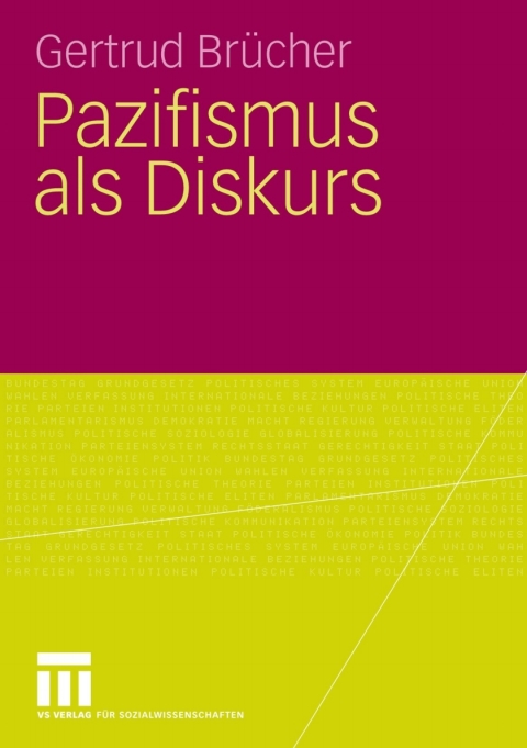 Cover image for book Pazifismus als Diskurs