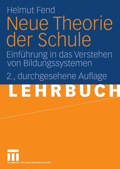 Cover image for book Neue Theorie der Schule