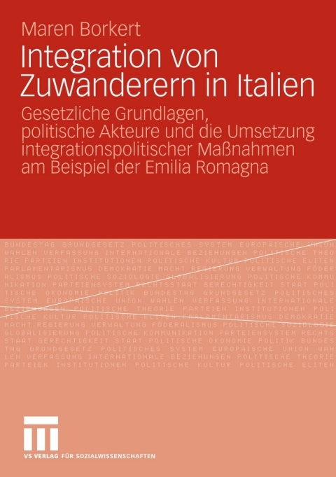 Cover image for book Integration von Zuwanderern in Italien