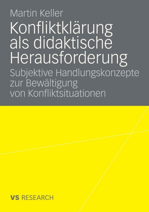 Cover image for book Konfliktklärung als didaktische Herausforderung