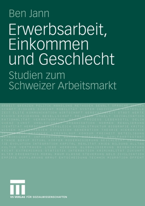 Cover image for book Erwerbsarbeit, Einkommen und Geschlecht