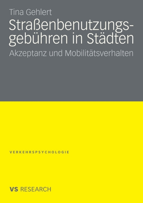 Cover image for book Straßenbenutzungsgebühren in Städten