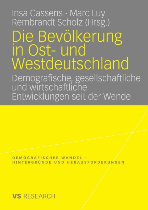 Cover image for book Die Bevölkerung in Ost- und Westdeutschland