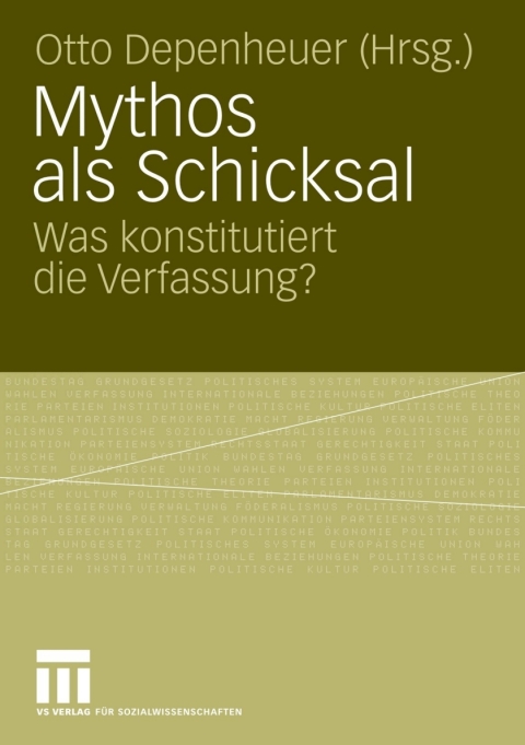 Cover image for book Mythos als Schicksal