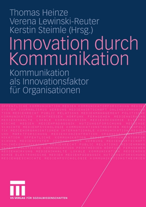 Cover image for book Innovation durch Kommunikation