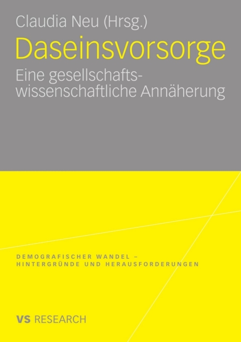 Cover image for book Daseinsvorsorge